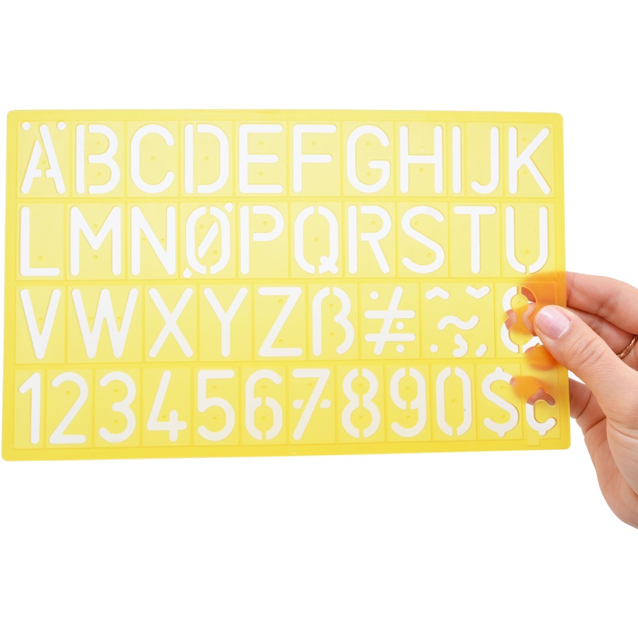 Westcott Stencil - Letter, Number = ACM02145