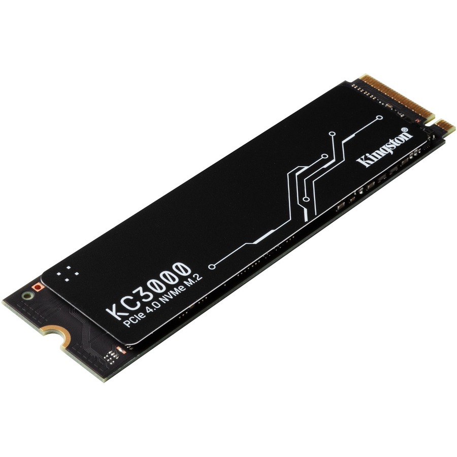 Kingston KC3000 4 TB Solid State Drive - M.2 2280 Internal - PCI Express NVMe (PCI Express NVMe 4.0 x4) - Black - Desktop PC, Notebook Device Supported - 3276.80 TB TBW - 7000 MB/s Maximum Read Transfer Rate - 5 Year Warranty = KIN831315
