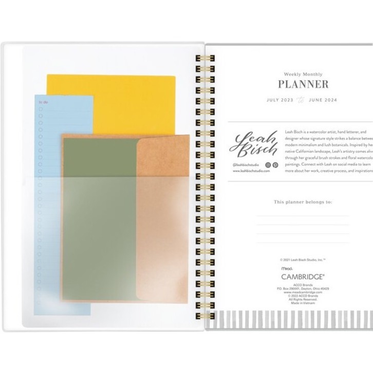  2024 Weekly & Monthly Planner Refill, 5-1/2 x 8-1/4