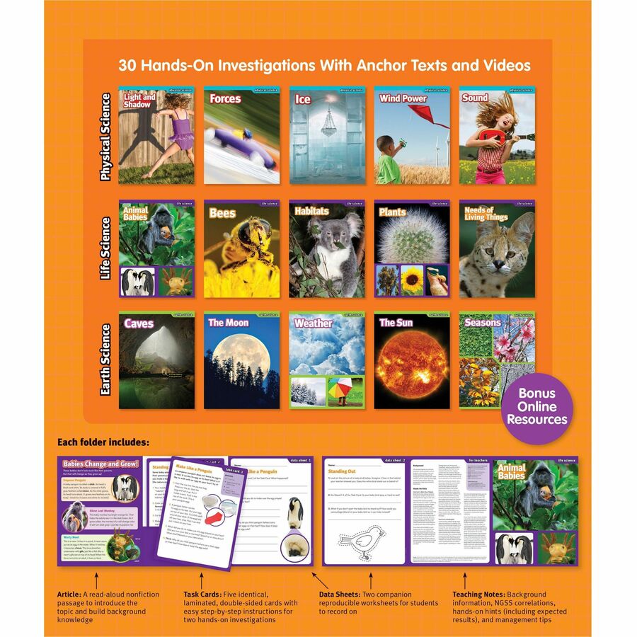 Scholastic SuperScience STEM Instant Activities Printed Book - Grade 1-3