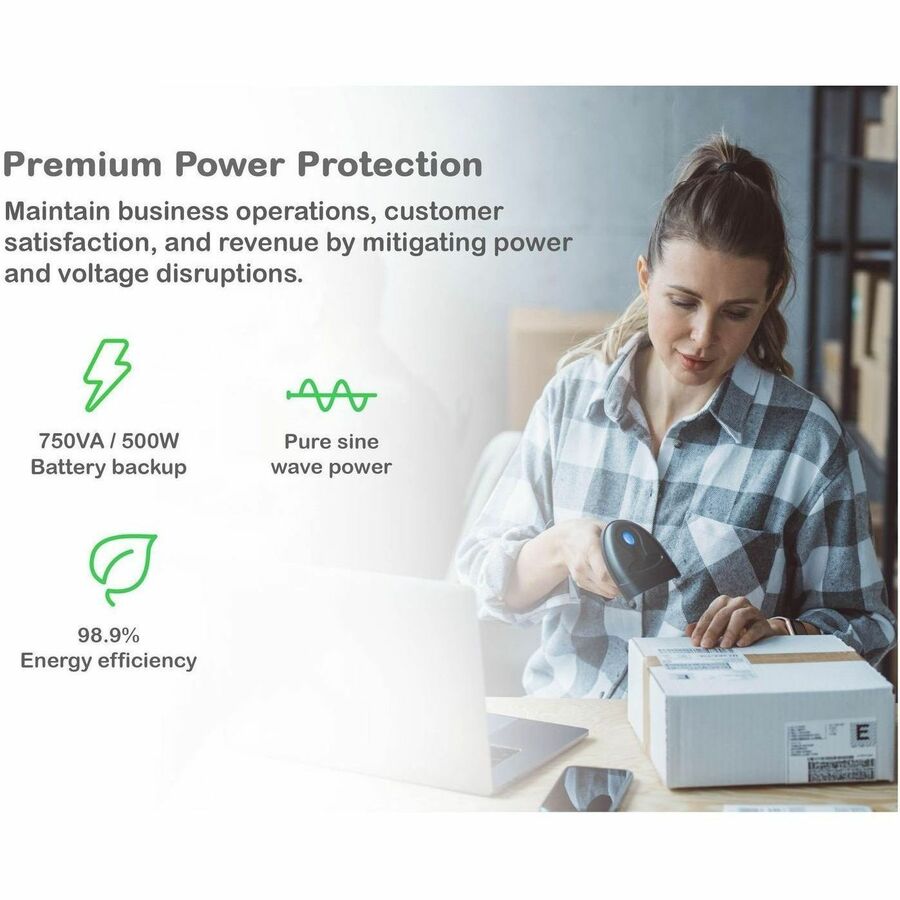 APC Smart-UPS, Line Interactive, 750VA, Rackmount 2U, 120V, 6x NEMA 5-15R outlets, SmartConnect Port+Network Card, AVR, LCD