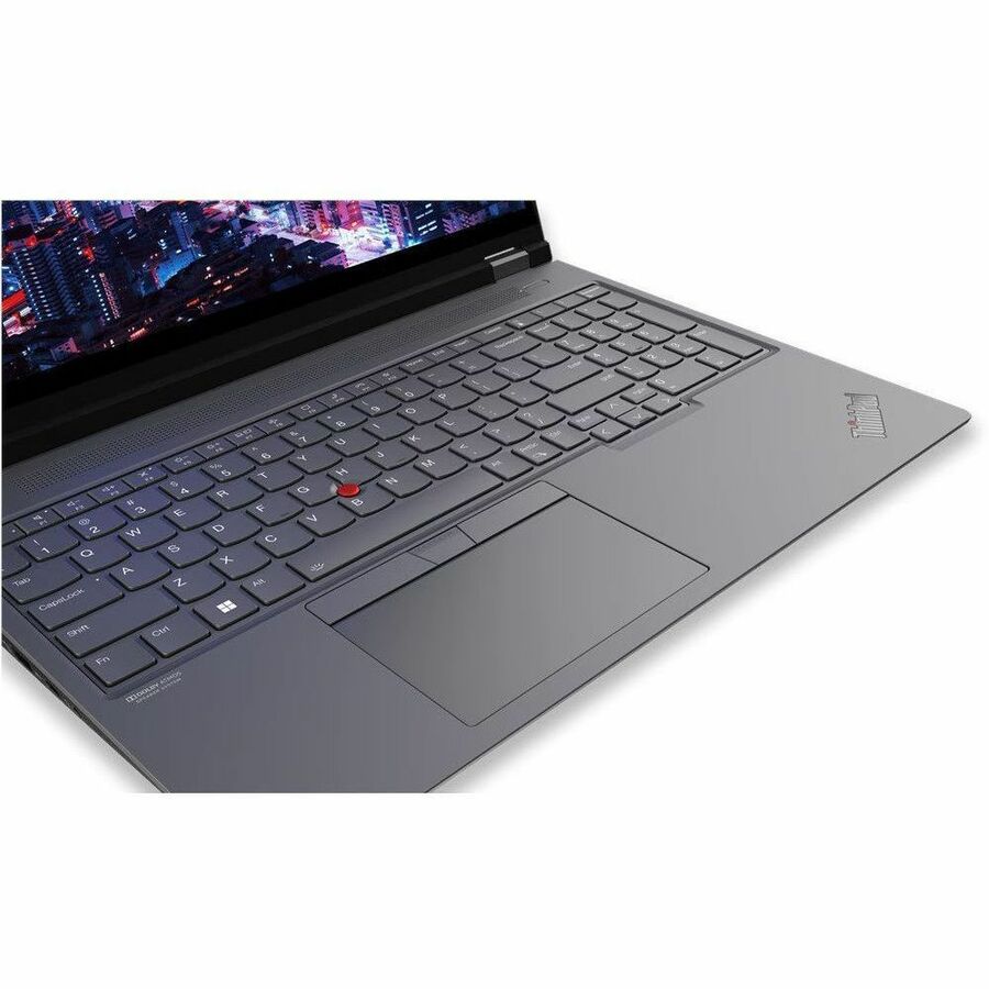 Lenovo ThinkPad P16 Gen 2 21FA002KUS 16" Mobile Workstation - WQXGA - 165 Hz - Intel Core i7 13th Gen i7-13850HX - vPro Technology - 32 GB - 1 TB SSD - English Keyboard - Villi Black, Storm Gray