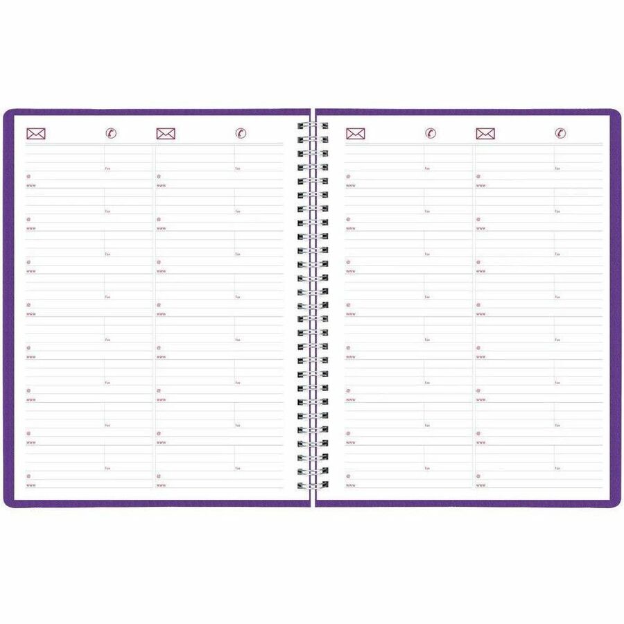 Brownline DuraFlex Weekly Appointment Planner - Weekly - 12 Month - January 2024 - December 2024 - 7:00 AM to 8:45 PM - Quarter-hourly - Monday - Friday, 7:00 AM to 5:45 PM - Quarter-hourly - Saturday - 2 Week Double Page Layout - 8 1/2" x 11" Sheet Size 