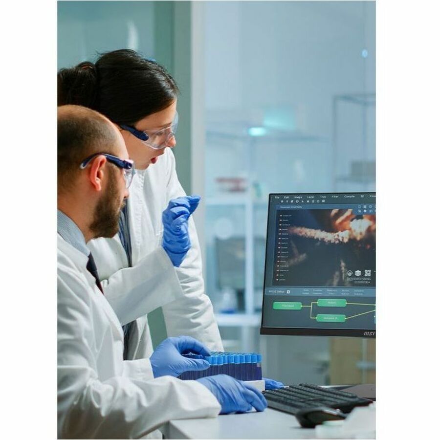 MSI Pro PRO AP222T 13M PRO AP222T 13M-059US All-in-One Computer - Intel Core i3 13th Gen i3-13100 - 8 GB - 512 GB PCI Express NVMe SSD - 21.5" Full HD Touchscreen - Desktop - Black