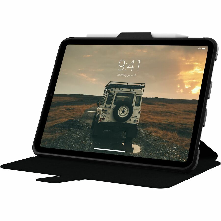 Urban Armor Gear Scout Rugged Carrying Case (Folio) for 10.9" Apple iPad (10th Generation) Tablet - Black