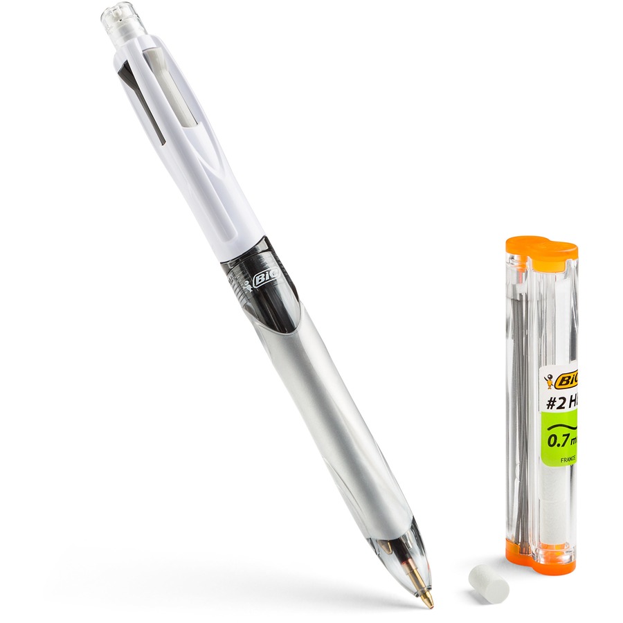Pen 4 Colors BIC 3+1 HB + Refill of 12 Leads