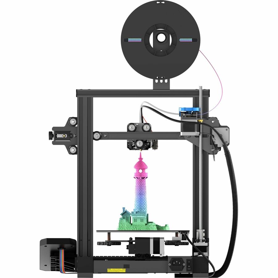 Creality Ender-3 V3 KE 3D Printer; 4.3 Color Touch Screen; Hands-Free Auto  Leveling; PEI Flexible Bed; 220 x 220 x 240mm - Micro Center