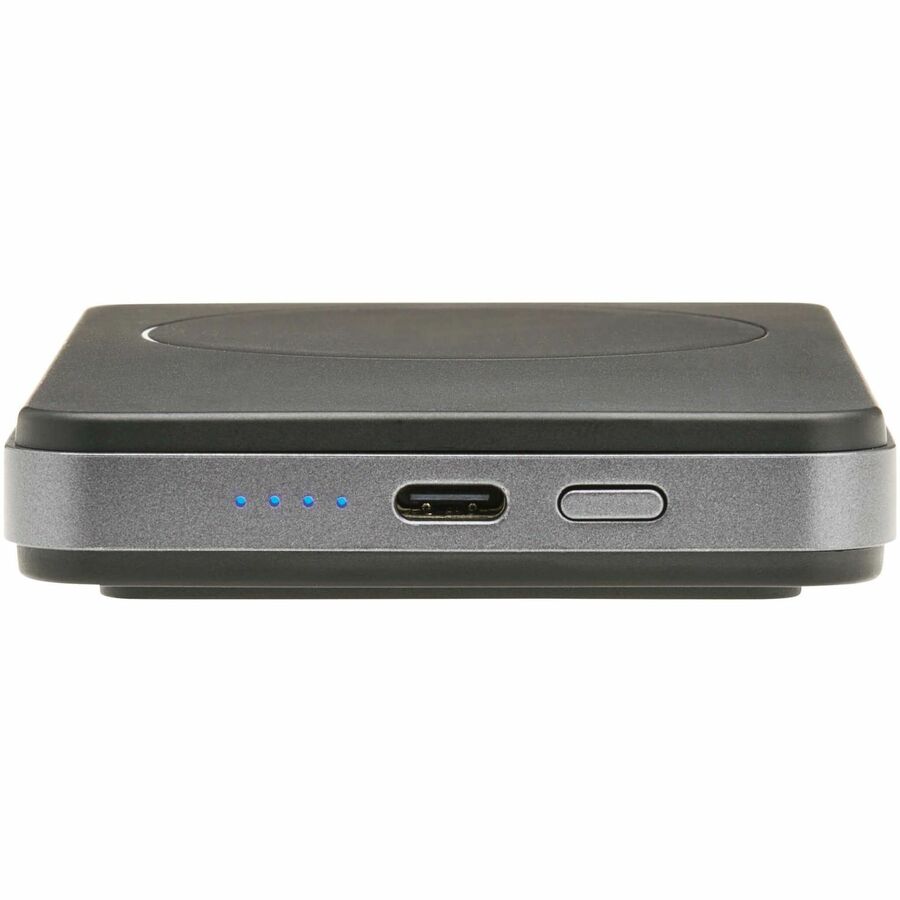 Eaton Tripp Lite Series Portable Wireless Magnetic Charging Power Bank for iPhone 16/15/14/13/12, USB-C Output, 18W, 4000mAh, Lithium-Ion, Black