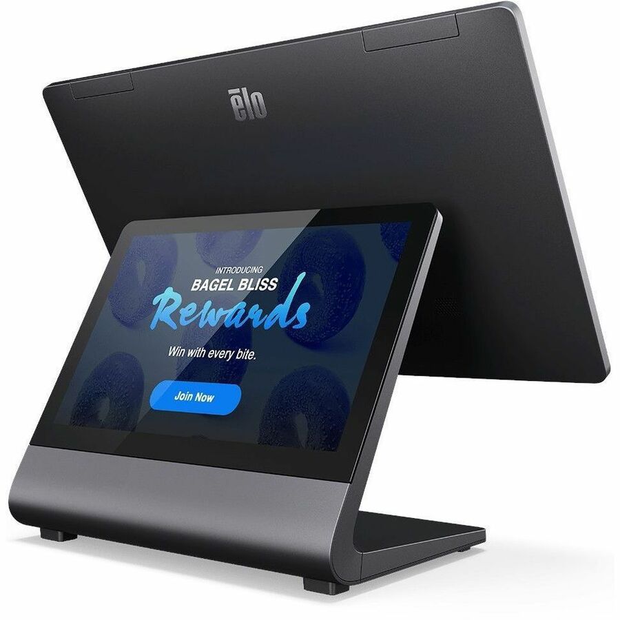 Elo all-in-one POS terminal with 8 GB RAM, single SSD, and customer-facing display configuration — alternate view 4