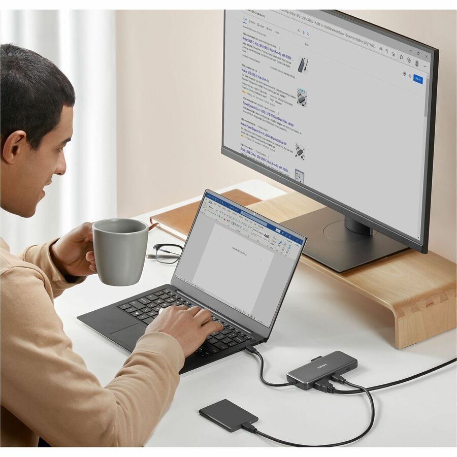 ANKER ANKER555 POWEREXPAND 8-IN-1 HUB HDMI 10GBPS USBC 100W POWERDELIVERY — alternate view 4