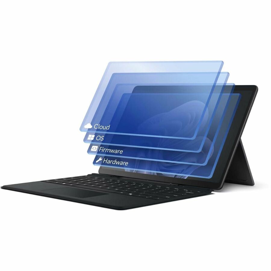 Microsoft Surface Pro 10 Tablet - 13" - vPro Technology - 16 GB - 256 GB SSD - Windows 11 Pro - Black