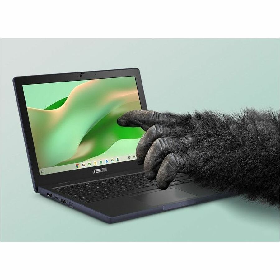 Grey ASUS Chromebook with 12.2-inch WUXGA touchscreen display — alternate view 4