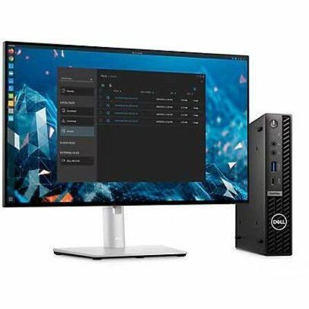 Dell OptiPlex 7000 7020 Plus Desktop Computer - Intel Core i7 14th Gen i7-14700T - vPro Technology - 16 GB - 256 GB SSD - Micro PC - Black