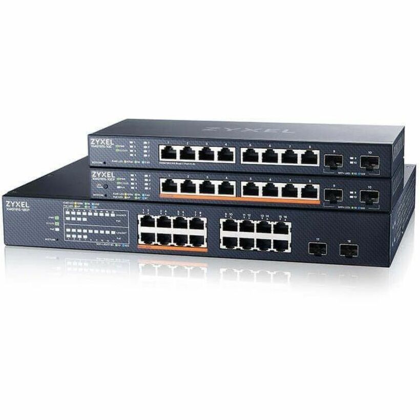 Zyxel XMG1915-10E 8-port 2.5GbE smart managed switch with 2 SFP+ uplinks — alternate view 4
