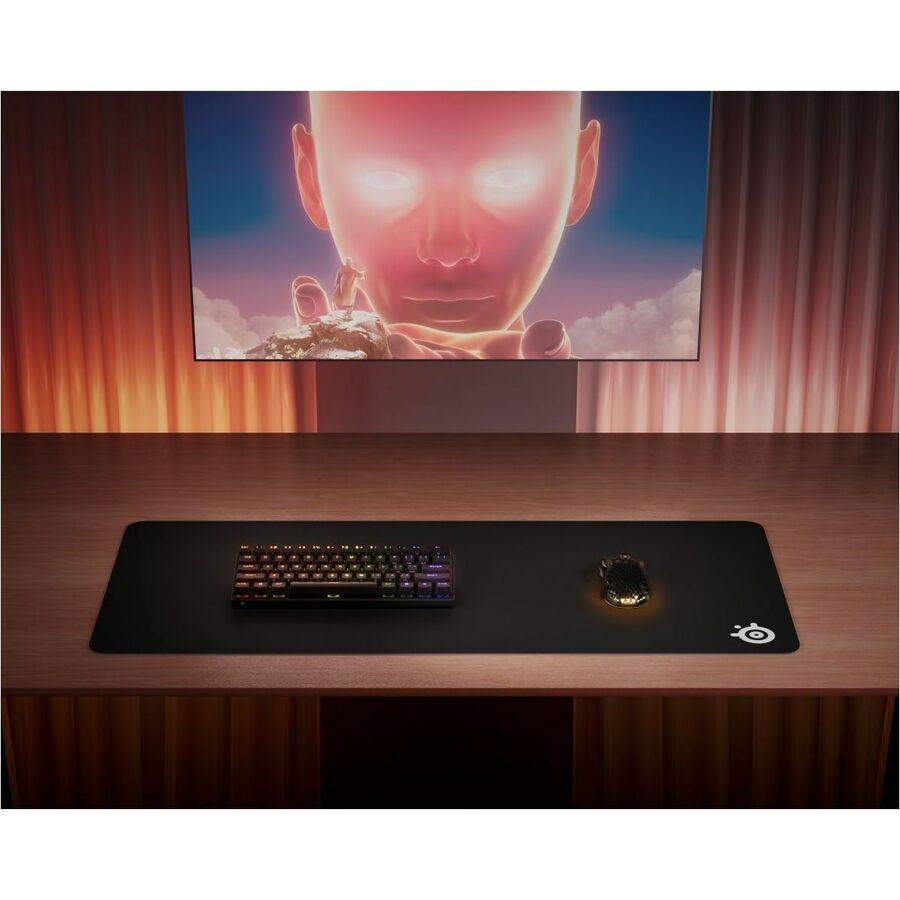 SteelSeries QCK Low Profile Mousepad with Easy Travel Micro-Woven Surface