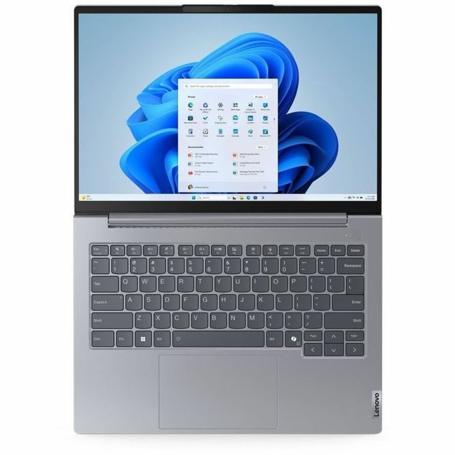 Lenovo ThinkBook 14 G7 ARP 21MV0009US 14" Touchscreen Notebook - WUXGA - AMD Ryzen 5 7535HS - 16 GB - 512 GB SSD - English (US) Keyboard - Arctic Gray