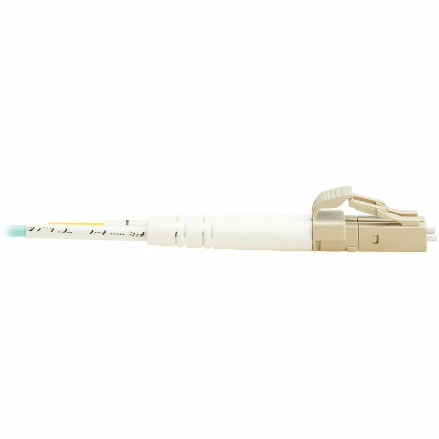 Eaton Tripp Lite Series 10Gb/40Gb/100Gb Duplex Multimode 50/125 OM4 LSZH Fiber Patch Cable (LC/LC), Aqua, 5M (16.4 ft.), TAA