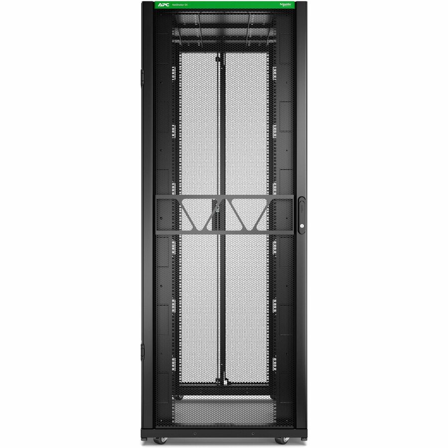 APC NetShelter SX Server Rack Gen 2, 42U, 1991H x 750W x 1200D mm, with Sides, Black [TAA]