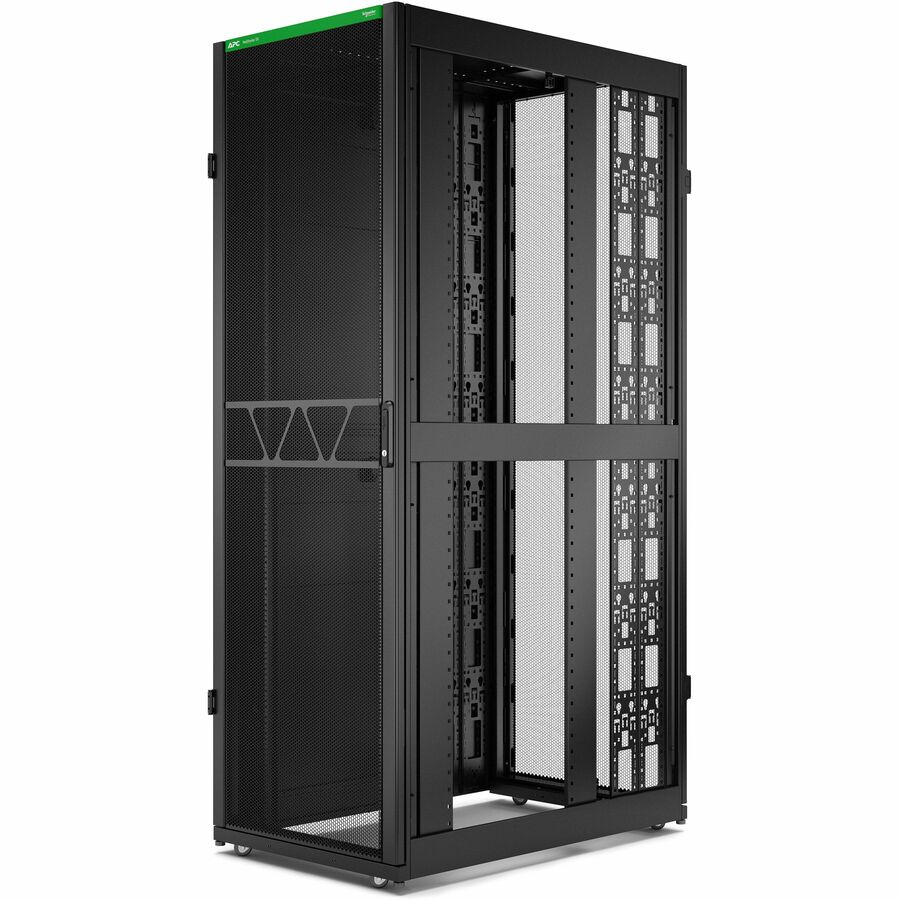APC NetShelter SX Server Rack Gen 2, 48U, 2258H x 750W x 1200D mm, with Sides, Black [TAA]