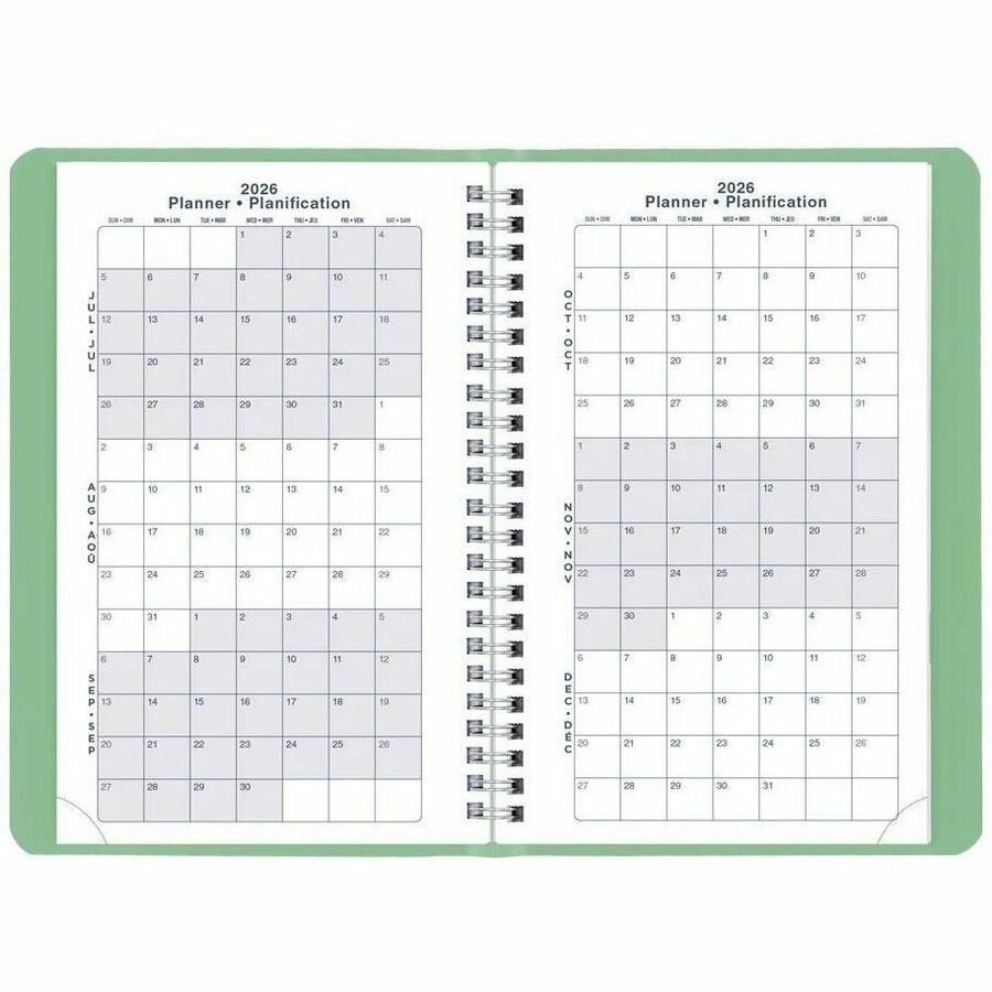 Blueline Academic Weekly Planner Fashion 2026-2027, Bilingual
