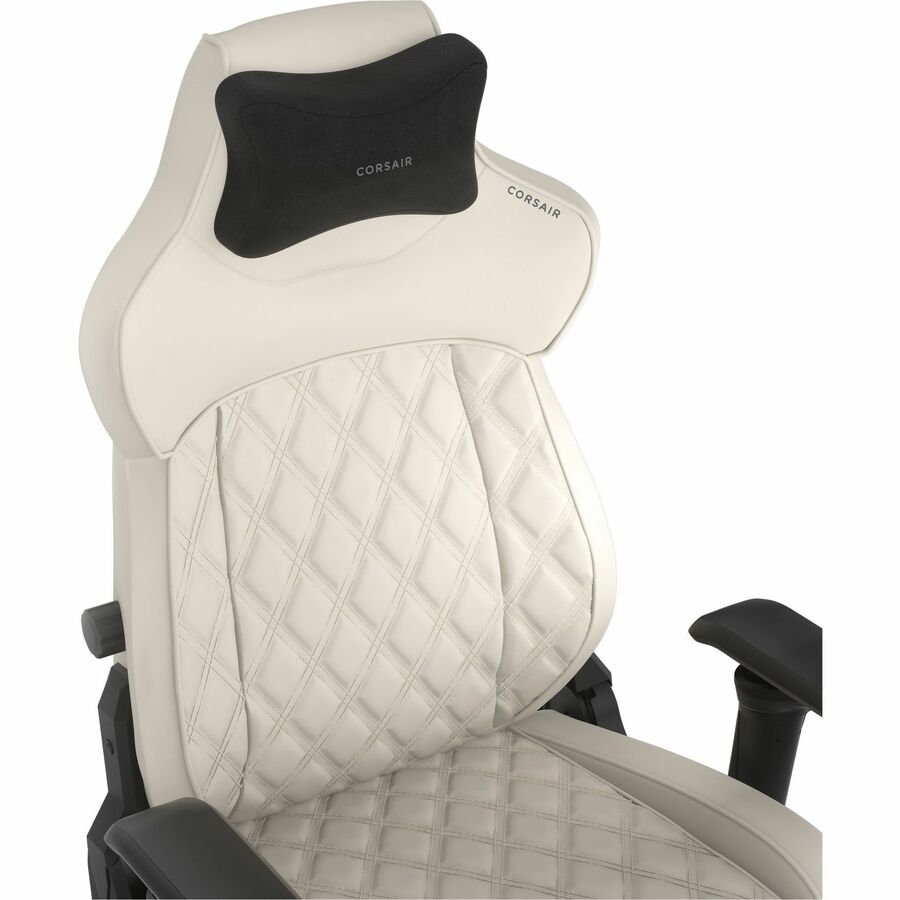 Corsair TC500 LUXE Gaming Chair - For Gaming - Fabric, Metal, Steel, Polyurethane, Foam - Frost