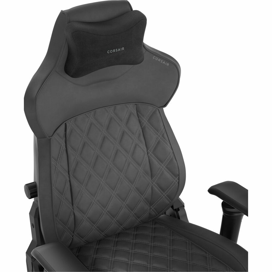 Corsair TC500 LUXE Gaming Chair - For Gaming - Fabric, Metal, Steel, Polyurethane, Foam - Shadow