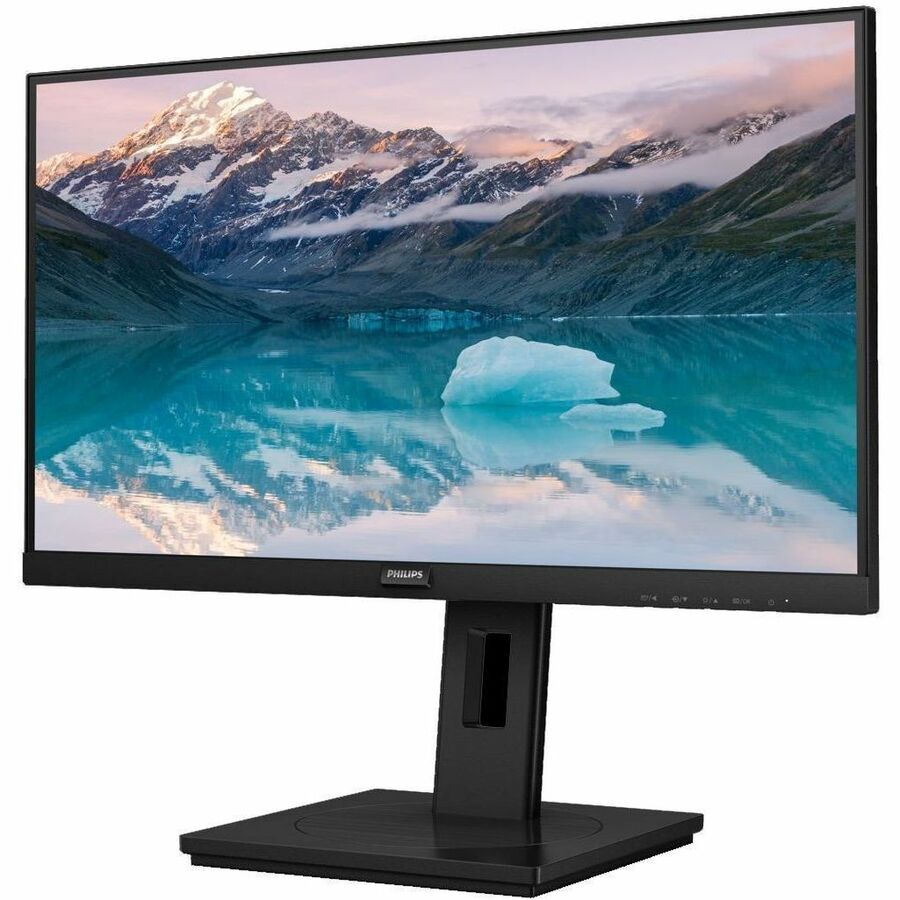 Philips 222S9JML 22-inch Full HD LED monitor with USB hub, HDMI, DisplayPort, VGA, and height-adjustable stand — alternate view 4