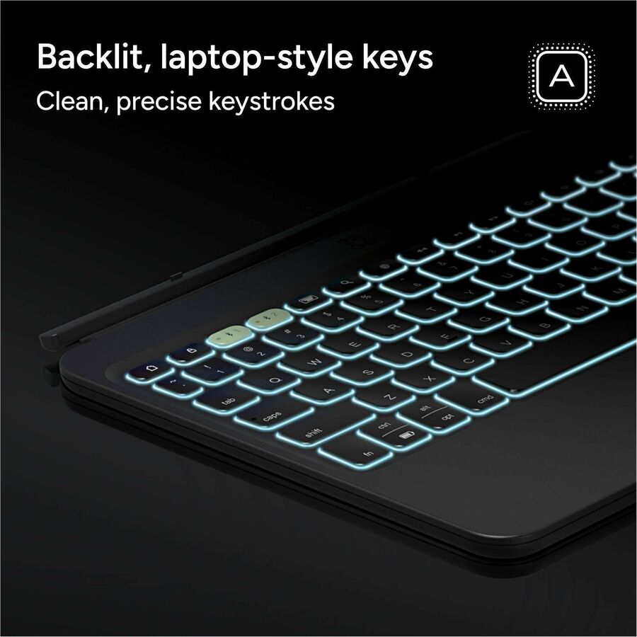 ZAGG - Étui pour clavier/housse Pro Keys 2 (Folio) pour 10,9 po à 11 po Apple iPad Air (4e g&eacute;n&eacute;ration), iPad Air (5&egrave;me g&eacute;n&eacute;ration) Tablette - Noir