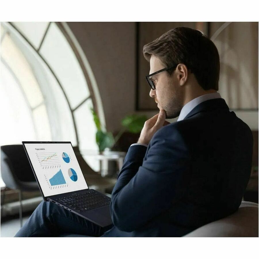 ASUS ExpertBook B9403CVA-XVE74 black 14-inch business laptop with WQXGA+ non-touch display — alternate view 4