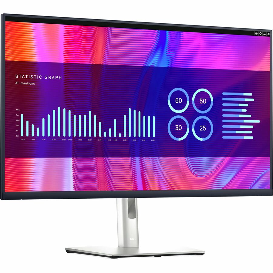 Dell P3223DE 32" Class WQHD LED Monitor - 16:9 - Black 