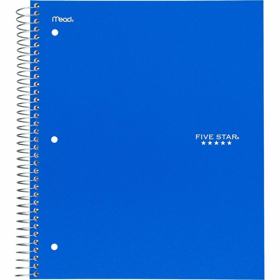 Five Star Wirebound, 2-Subject Notebook, 11" X 10-5/16" , 120Sheets