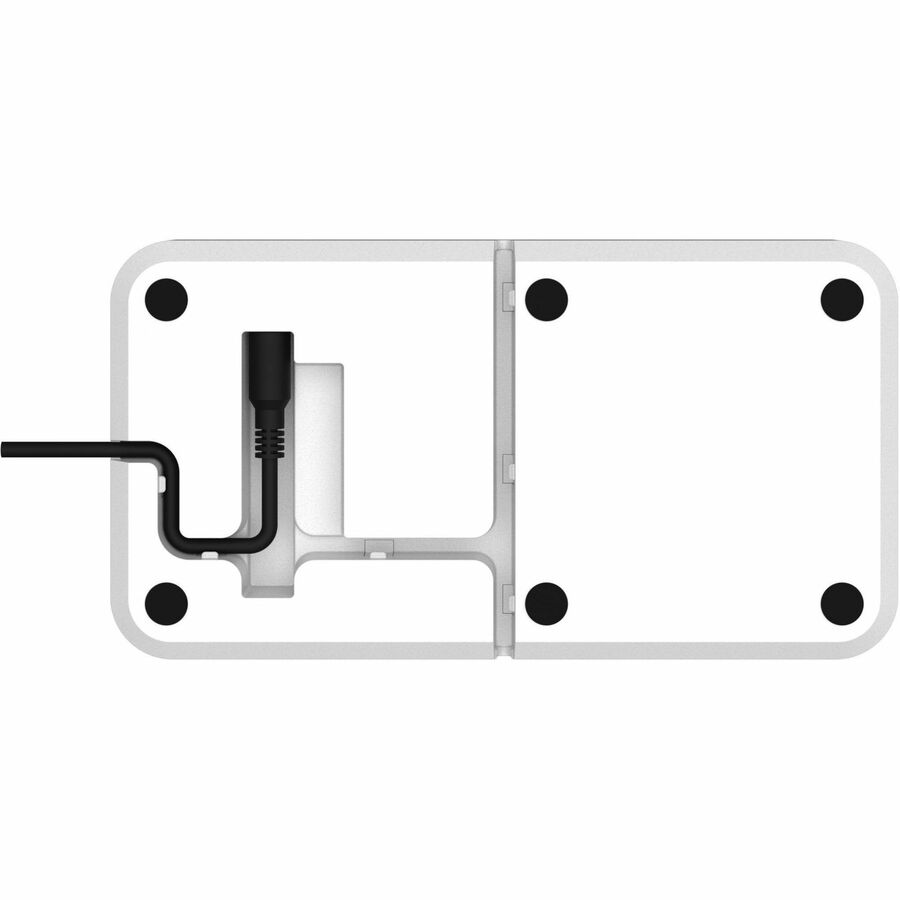 Workflow 5-Slot Battery Charger w/Power supply - Workflow 5-Slot Battery Charger w/Power supply - White/Grey