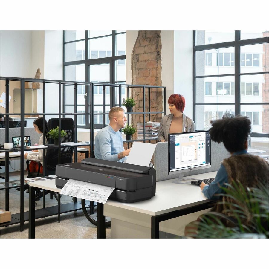 HP Designjet T250 A1 Inkjet Large Format Printer - Includes Printer - 24" Print Width - Color