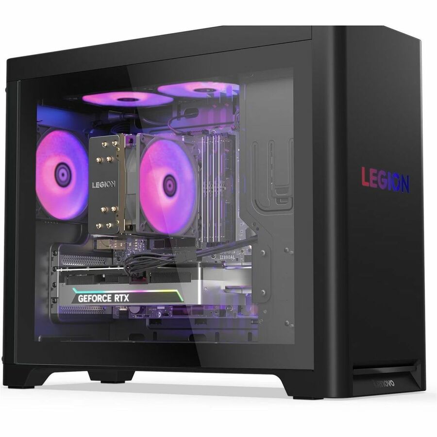 Lenovo Legion T5 30AGB10 90YJ0015US Gaming Desktop Computer - AMD Ryzen 7 7700X - 32 GB - 1 TB SSD - Tower - Eclipse Black — Alternate-Image4 image 13