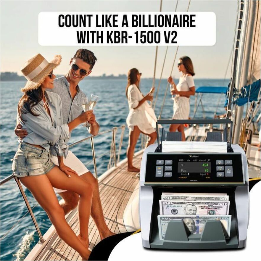 Picture of Mixed Bill Counter, Multi-mode, Mixed bills detection, 1/EA