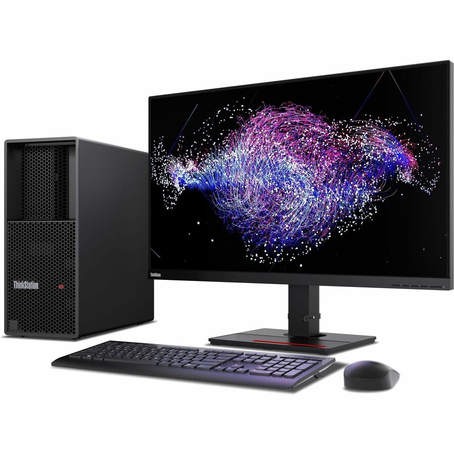 Lenovo ThinkStation P3 Gen 2 30HT006TUS Workstation - 1 x Intel Core Ultra 9 285 - vPro Technology - 32 GB - 1 TB SSD - Tower - Black