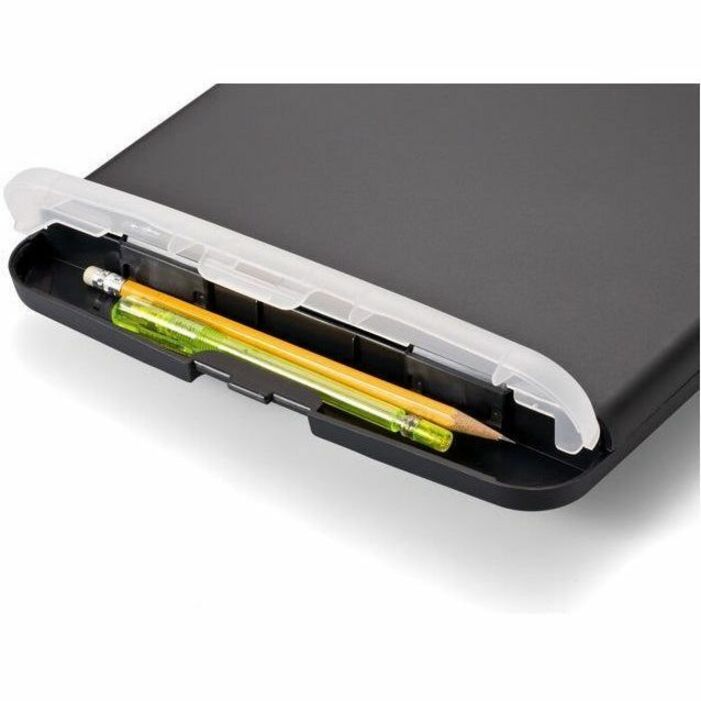 Officemate Slim Black Clipboard Storage Box