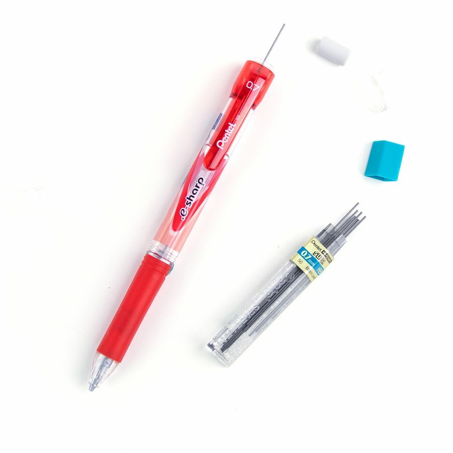 Mechanical Pencils Pentel Sharp 0.7mm - Metallic Sky Blue Box Of 12 7mm Mechanical Pencils - View #6