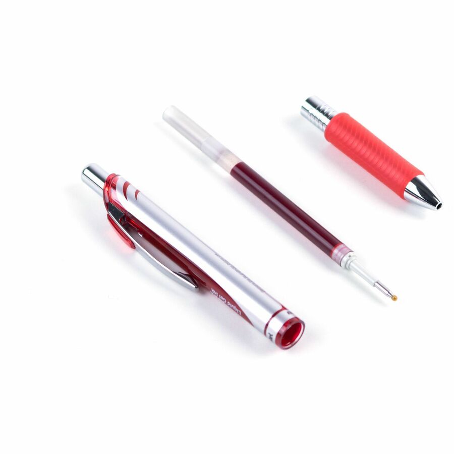 Pentel Refill Ink - For Pentel EnerGel Gel Pen, (0.7mm) Medium Point, Red Ink