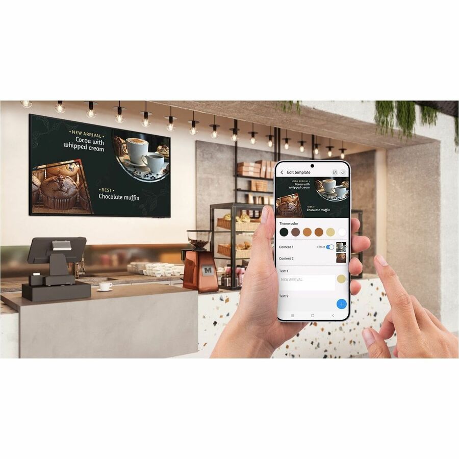 Samsung - Écrans à affichages dynamiques BE75FX-H