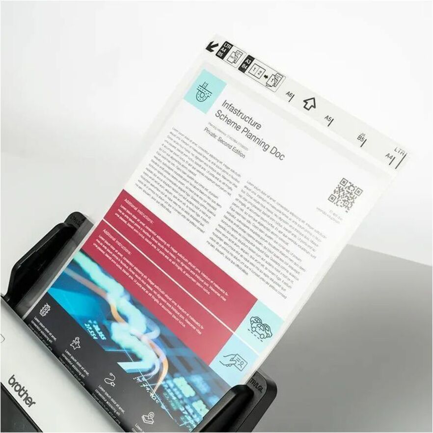 Brother - Num&eacute;riseur &#224; d&eacute;filement ADS-3350W - 600 x 600 dpi Optique