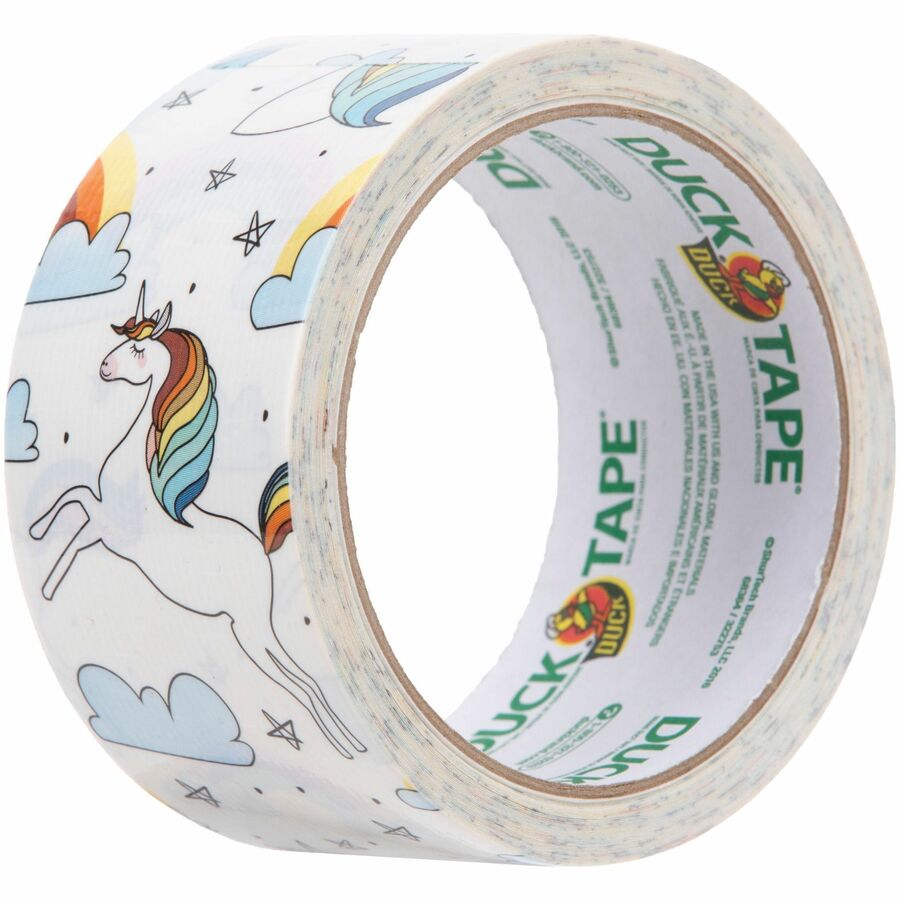 Duck Duct Tape - Whimsical Unicorns, 1.88 in. x 10 yd.