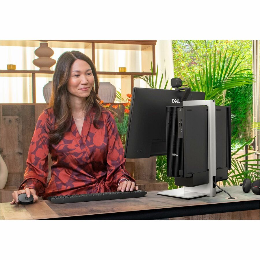 Dell Pro Slim QCS1255 Desktop Computer - AMD Ryzen 5 8500G - 16 GB - 512 GB PCI Express NVMe 4.0 SSD - Slim PC - Standard Black — Alternate-Image4 image 11