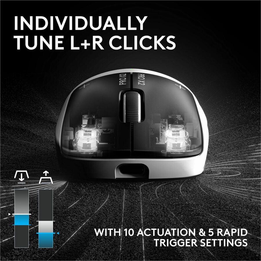 Logitech PRO X2 SUPERSTRIKE LIGHTSPEED Lightweight Wireless Gaming