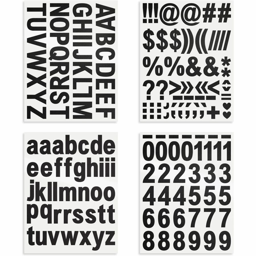 Avery&reg; Pre-Cut Vinyl Letters, Numbers and Symbols