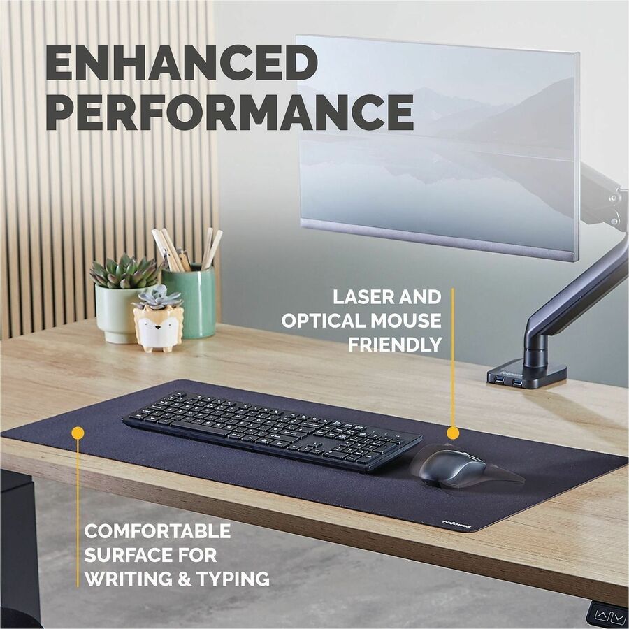 Picture of Fellowes Breyta Desk Mat - Black