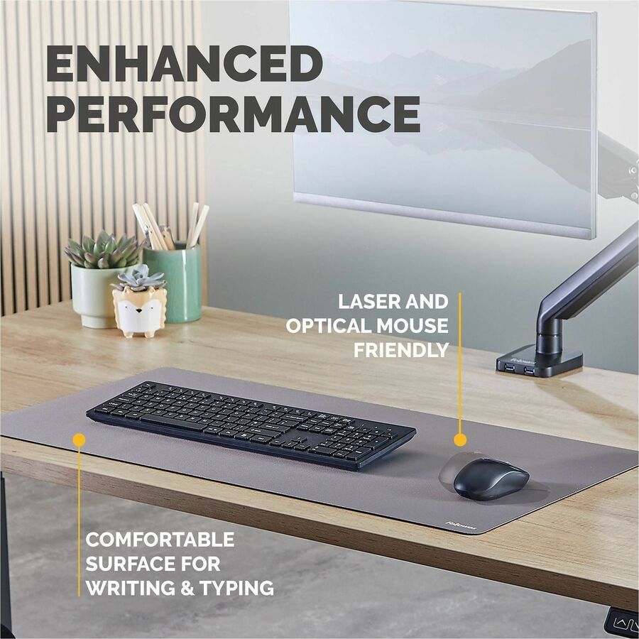Picture of Fellowes Breyta Desk Mat - Grey