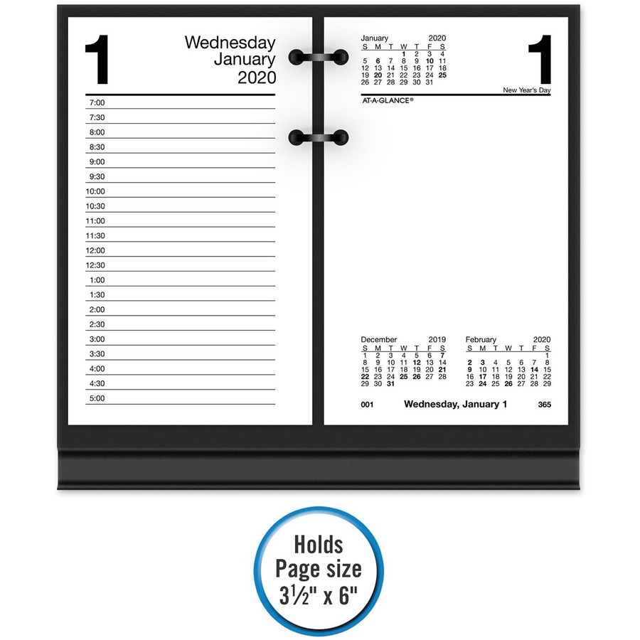  AAGSW700X00 - At-a-Glance Flip-A-Week Desk Calendar and Base :  Office Desk Pad Calendars : Office Products