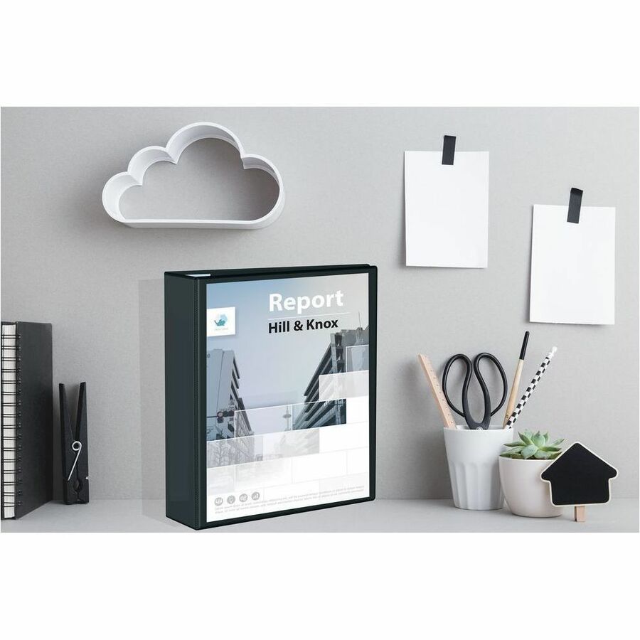 Avery Heavy-Duty 4 Inch Binder - 3 Ring View Binder With EZD Rings, Black