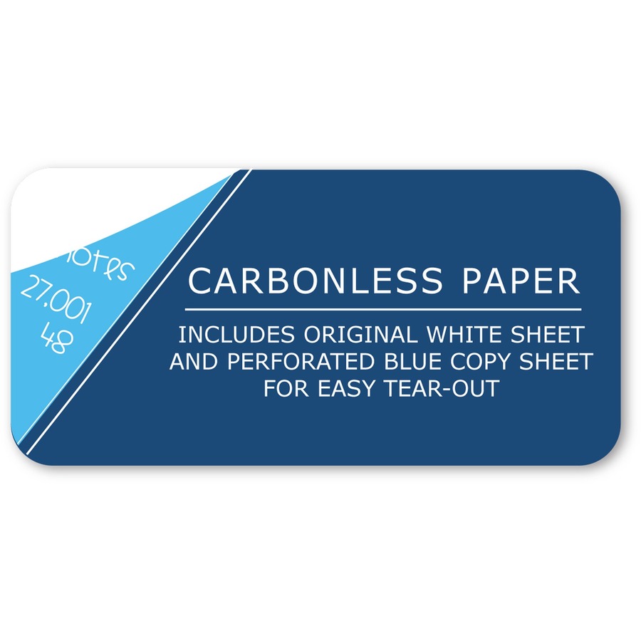 Picture of Roaring Spring 4x4 Graph Ruled Spiral Lab Notebook with Numbered Carbonless Sets